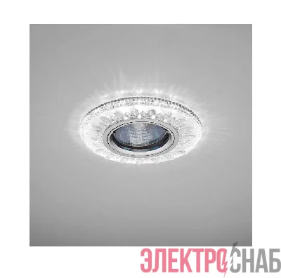 Светильник Emilia LED 51 2 70 декор. огран. полимер. со светодиод. подсвет. MR 16 прозр. ИТАЛМАК IT8678