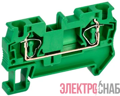 Клемма пружинная КПИ 2в-4 41А зел. IEK YZN11-004-K06