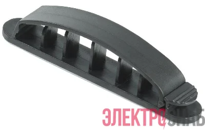 Клипса самоклеящаяся КС-5 черн. (уп.12шт) IEK UHP41-5-K02