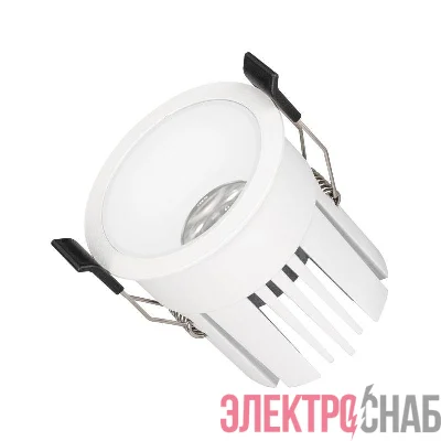 Светильник светодиодный MS-ATLAS-BUILT-R66-15W Warm3000 (WH-WH 35 deg 230В) IP20 металл Arlight 037185(1)