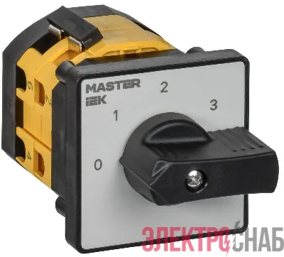 Переключатель кулачковый 10А (сх. 108) стандартная рукоятка IEK MI-CS10-010-108