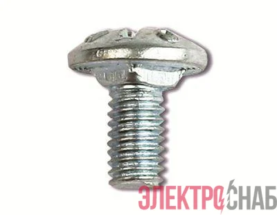 Винт с крестообразным шлицем М6х10 гор. оцинк. (уп.200шт) DKC CM010610HDZ