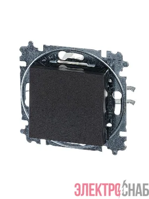 Переключатель 1-кл. СП Levit IP20 антрацит/дым. черн. ABB 2CHH590645A6063