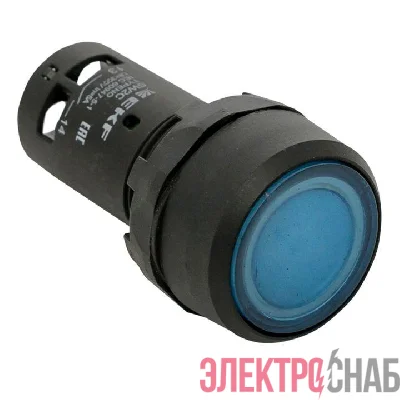 Кнопка SW2C-10D с подсветкой син. NO EKF sw2c-md-b