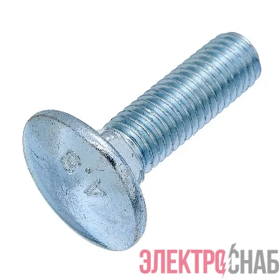 Болт М 6х20 DIN 603 цинк европодвес (уп.10шт) СТРОЙМЕТИЗ 318006101