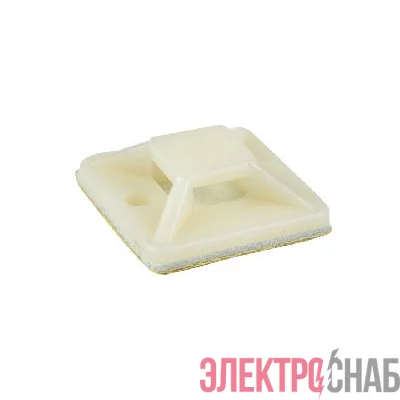 Площадка самоклеящаяся 20х20мм бел. (уп.100шт) EKF plc-20x20