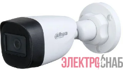 Камера видеонаблюдения DH-HAC-HFW1200CP-0280B 2.8-2.8мм HD-CVI HD-TVI цветная бел. корпус Dahua 1475112