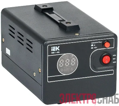 Стабилизатор напряжения 1ф 1кВА HUB переносной IEK IVS21-1-001-13
