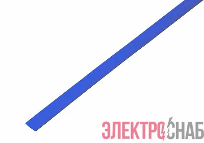 Трубка термоусадочная 8.0/4.0 1м син. REXANT 20-8005