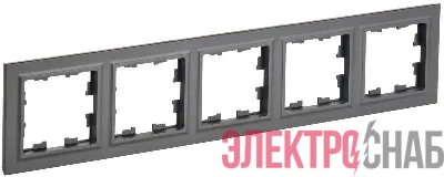 Рамка 5-м BRITE РУ-5-БрГ граф. IEK BR-M52-K53