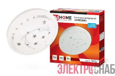 Светильник светодиодный DECO СОЗВЕЗДИЕ 36Вт 230В 4000К 3240лм 380х55мм IN HOME 4690612025001