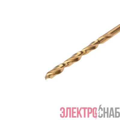 Сверло по металлу 3мм Р6М5 ТИТАН шестигранный хвостовик DIN 338 Kranz KR-91-5502