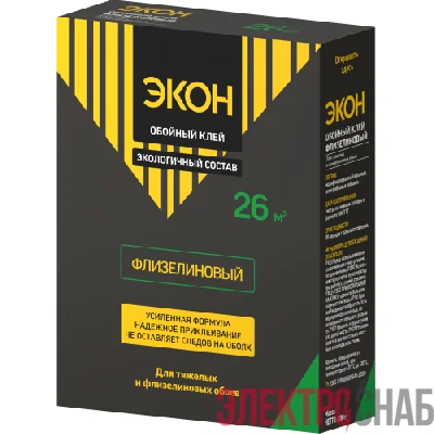 Клей обойный ЭКОН Флизелиновый 200г Момент Б0023059