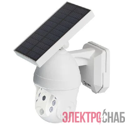Светильник светодиодный &quot;Камера&quot; ERAFS012-10 6LED 8х24см фасадный на солнечн. батарее с датчиком движения ЭРА Б0057600