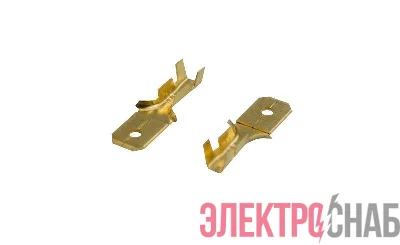 Клемма плоская (штекер-6.3мм) 1-1.5кв.мм (DJ617-6.3B) Rexant 08-0913