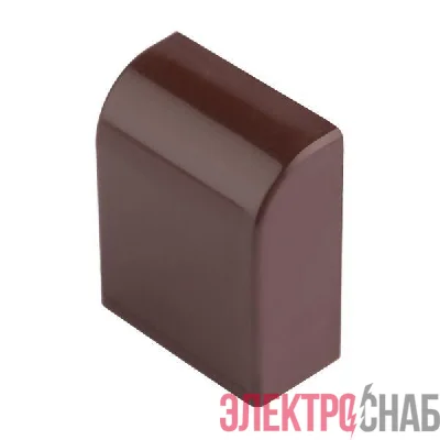 Заглушка 25х16 под темн. дерево Plast PROxima (уп.4шт) EKF ecd-25-16x4