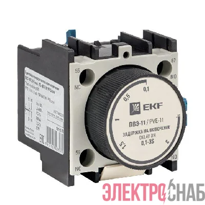 Приставка ПВЭ 11 0.1-3сек NO+NC EKF ctr-st-11