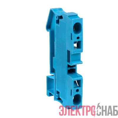 Колодка клеммная ST-4 41А пружинная син. EKF plc-jxb-st-4-blue