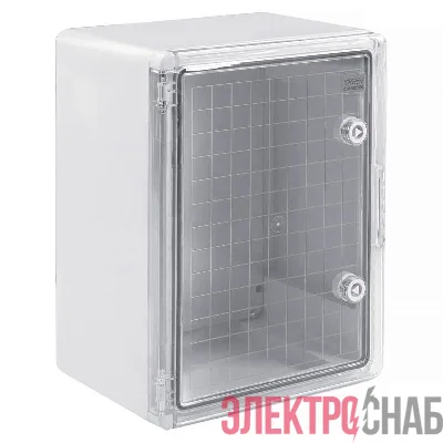 Корпус ударопрочный ЩМПп 400х300х220 IK10 IP65 прозр. дверь АБС пластик PRIZMA TOKOV ELECTRIC TKE-PZ-CPB04-IK10-IP65