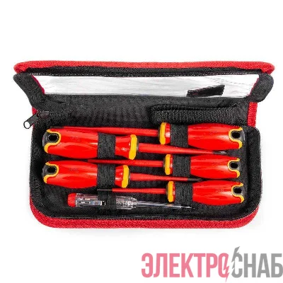 Набор диэлектрических отверток НИО-2206 СЛИМ КВТ 88932