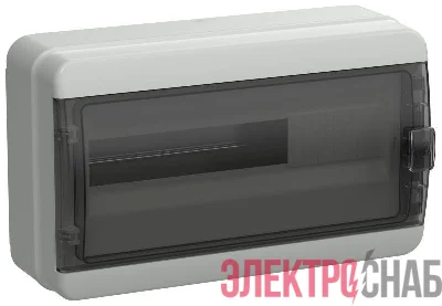 Корпус пластиковый КМПн-18 IP65 черн. прозр. дверь TEKFOR IEK TF5-KP72-N-18-65-K03-K02
