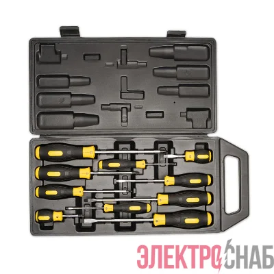 Набор отверток кейс (10 предметов) (09904) SHTOK 376359