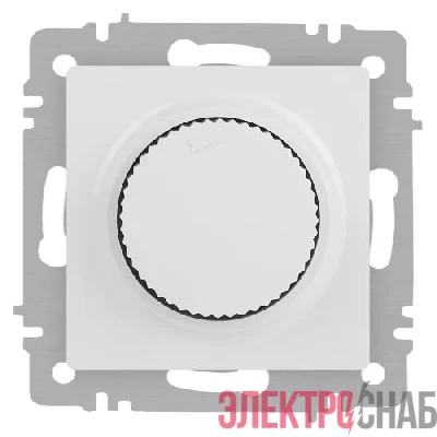 Светорегулятор поворотный СП Accent 6-401-01М 600Вт 230В IP20 бел. матов. Intro Б0063671