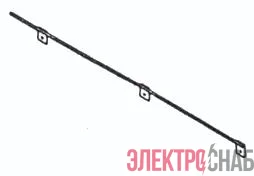 Проводник заземляющий ЗП-6 L1000 покрытие черн. лак АЭМЗ 00000340