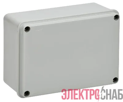 Коробка распаячная ОП 150х110х85 IP55 КМ41262 сер. IEK UKO11-150-110-085-K41-55S