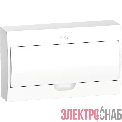 Бокс навесной ОП City9 Box 1 ряд 18мод IP40 IK07 63А 2 клеммы с бел. дверцей SE EZ9E118P2SRU