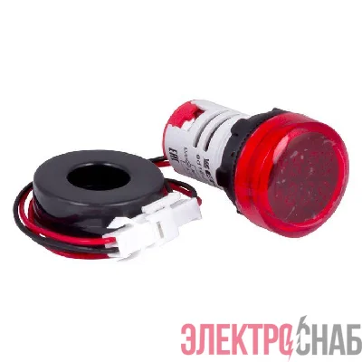 Индикатор значения тока и напряжения ED16-22AVD 100А красн. PROxima EKF ed16-22avd-r