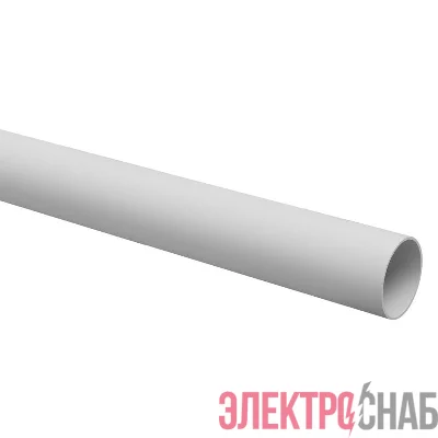 Труба гладкая ПВХ жесткая легкая d50мм сер. (дл.3м) TOKOV ELECTRIC TKE-THG-PVC-50-3-C06