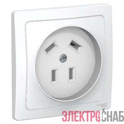 Розетка 1-м СП Blanca 32А IP20 400В 3п+N бел. SE BLNSR003241
