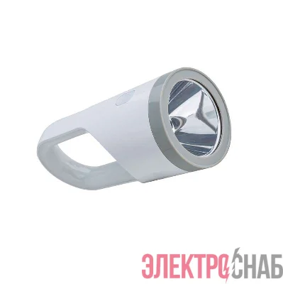 Фонарь аккум. 5Вт LED + 19Вт LED 3.7В 1800мА.ч USB шнур КОСМОС KOSAccu9105W_pearl