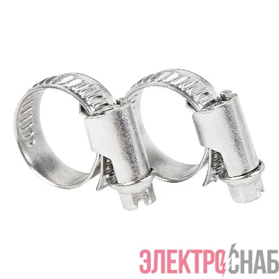 Хомут стальной червячный 12-20 (Россия) Rexant 07-0612