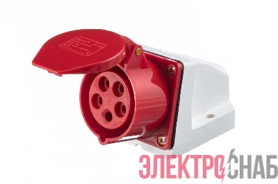 Розетка ОП 16А 380В 3P+E+N тип. роз. 115 IP44 SchE 26030DEK