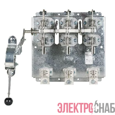 Разъединитель-предохранитель РПС-6 630А левый привод без ППН Basic EKF rps-r-630l