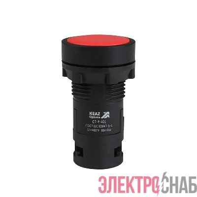 Кнопка OptiSignal Compact D22 С7-P-401 красн. 1НЗ XB7NA42 КЭАЗ 362027