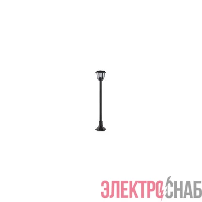 Светильник светодиодный садово-парковый ДТУ 07-8-004 Валенсия 3 8Вт 3000К IP44 6 гранный напольный черн. Эра Б0064232