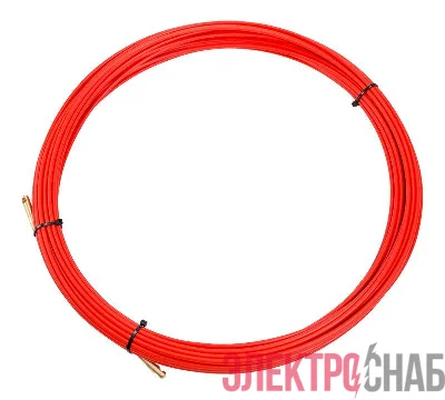 Протяжка кабельная (мини УЗК в бухте) стеклопруток d3.5мм 20м красн. Rexant 47-1020