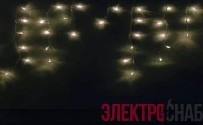 Гирлянда "Бахрома" OIC100LSE-WW-T-I4 100LED тепл. бел. 2х0.56м 20 нитей 24/56/32/48см соединяемая до 20шт уличная SHLights 4690601040510