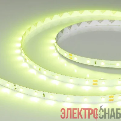 Лента светодиодная RT-A60-8mm 24В Spring Green 4.8Вт/м IP20 (уп.5м) Arlight 055382