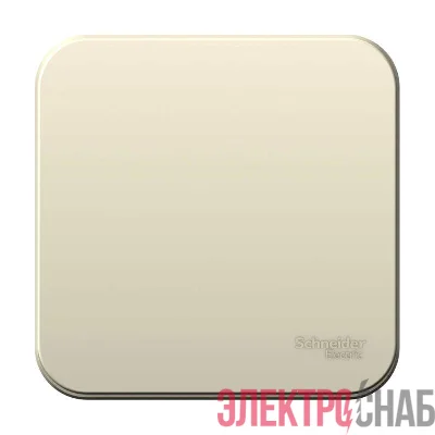 Выключатель 1-кл. ОП Blanca 10А IP20 (сх. 1) 250В с изолир. пластиной молочн. SE BLNVA101012