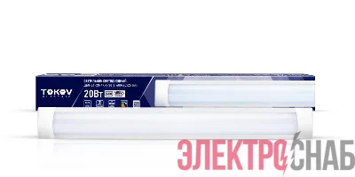 Светильник светодиодный ДБО-L1-20-4K-IP20 20Вт 4000К TOKOV ELECTRIC TOK-L1-20-4K-IP20