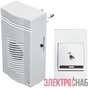 Звонок беспроводной Комфорт 32 мел. 100м блок звонка вставляется в электрич. розетку 220В Тритон КМ-01С
