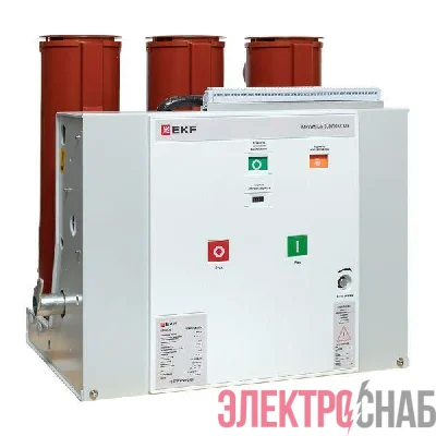 Выключатель вакуумный BB/EKF-10-1600-31.5-210 стац. исполнения с правой и левой блокировкой с 2 ток. катушками откл. 5А опер. ток 220В AC/DC EKF ppt22t2plb21s1631