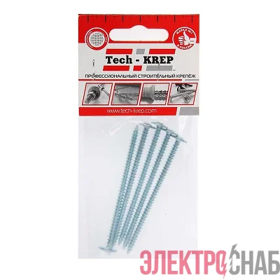 Саморез для тонкого метал. листа со сверлом 4.2х13 (уп.18шт) пакет Tech-Krep 102397
