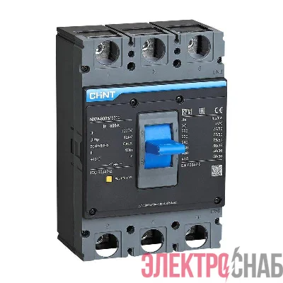 Выключатель автоматический 3п 630А 50кА NXM-800S (R) CHINT 844382