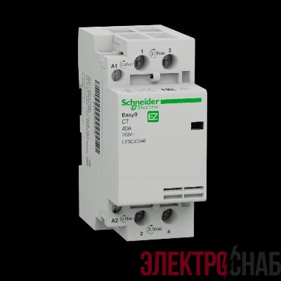 Контактор модульный EASY9 CT 40А 2НО 230/250В АС 50Гц SchE EZ9C32240