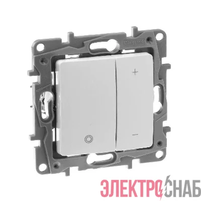 Механизм светорегулятора СП Etika 400Вт нажимн. бел. Leg 672218